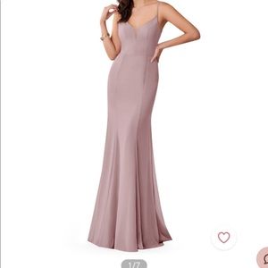 Azazie bridesmaid dress vintage mauve